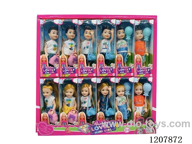 5 inch solid little Kelly mixed with accessories mixed -24PCS