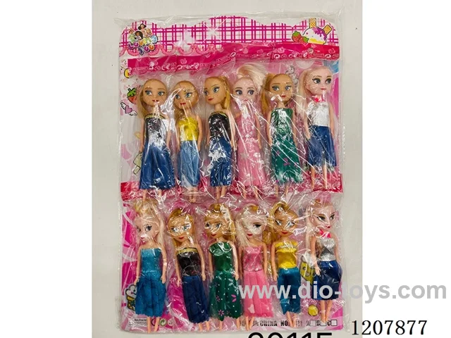 7-inch Barbie two colors 12 clothes variety of mixed.