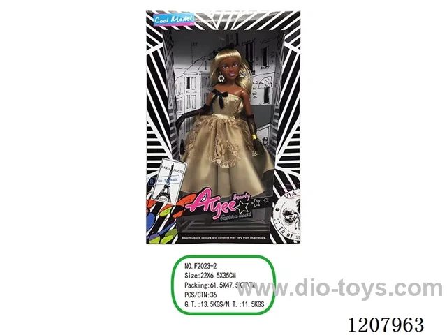 12.5 inch Black Barbie