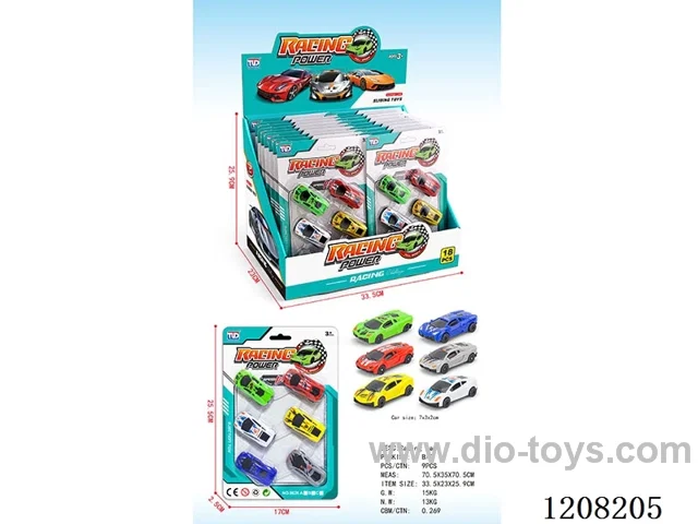 free wheel car (18PCS)