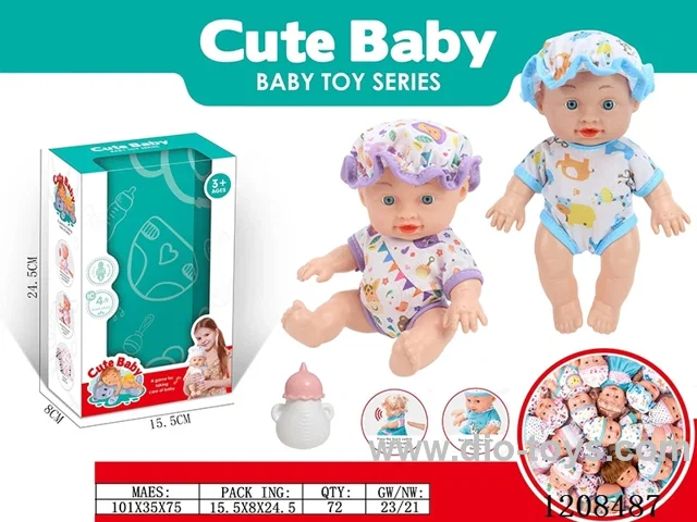Two mixed 10-inch doll 4-tone ic