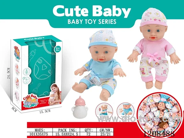 Two mixed 10-inch doll 4-tone ic
