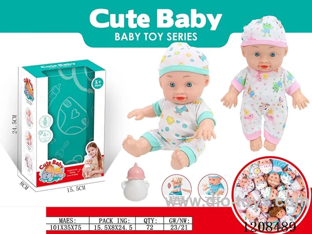 Two mixed 10-inch doll 4-tone ic