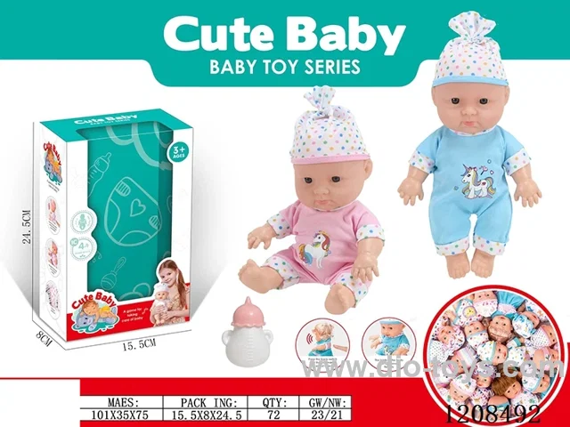 Two mixed 10-inch doll 4-tone ic
