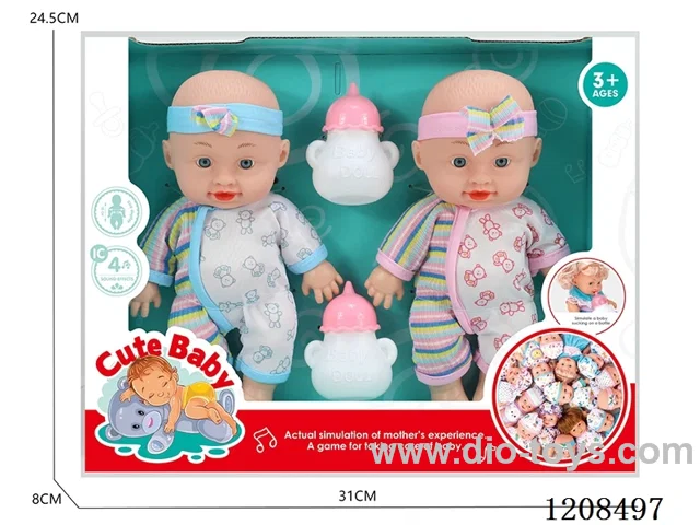 10-inch twin dolls (with 4 IC)