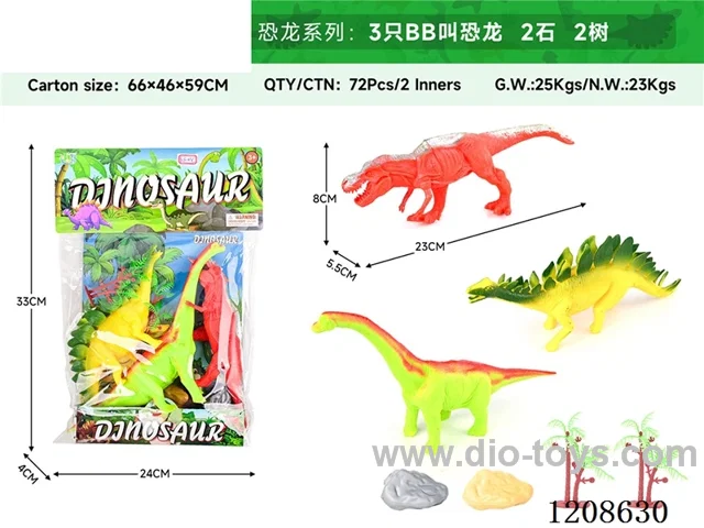 animal set-Three BB's are called dinosaurs, two trees and two stones.