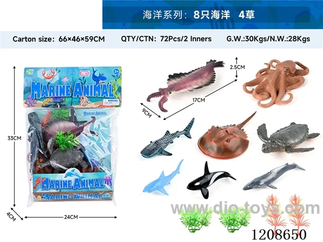 animal set-Eight oceans and four grasses
