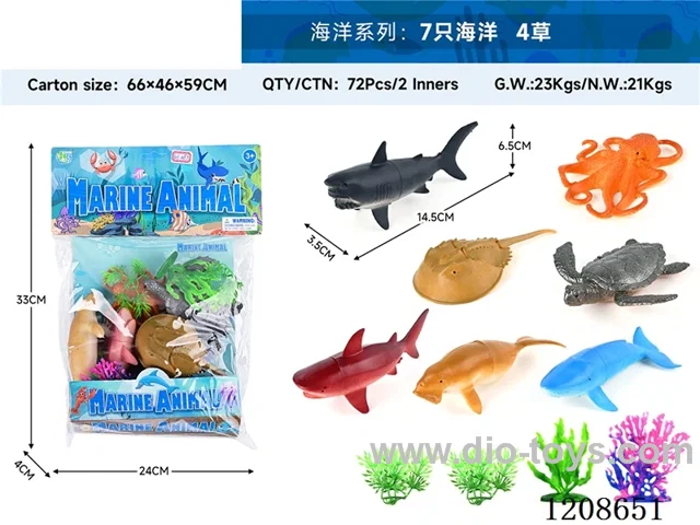 animal set-Seven oceans and four grasses