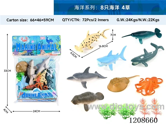 animal set-Eight oceans and four grasses