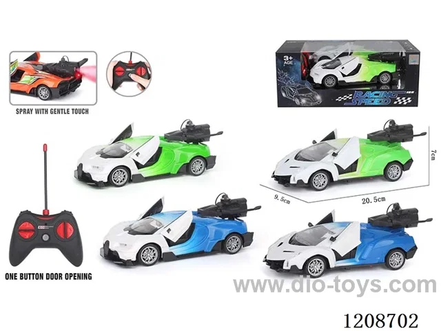 rc car with light/spray not included battery (One-button door opening function)