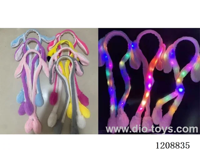 Glowing balloon rabbit hairband
