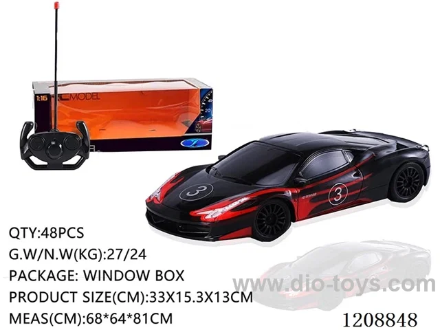 1: 16 Ferrari 4ch rc car with light not included battery