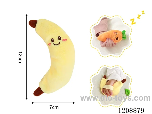 Banana plush baby soothing toy (coat washable)