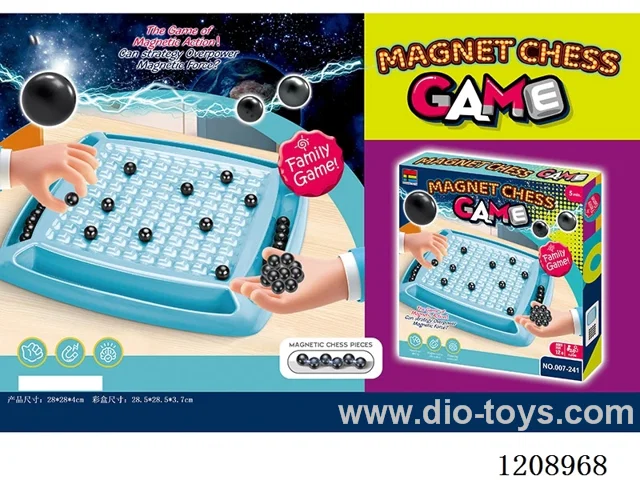 Magnetic chess game