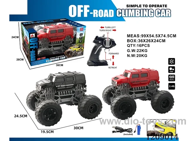 1：12 2.4G 4ch rc car included battery 8 colors