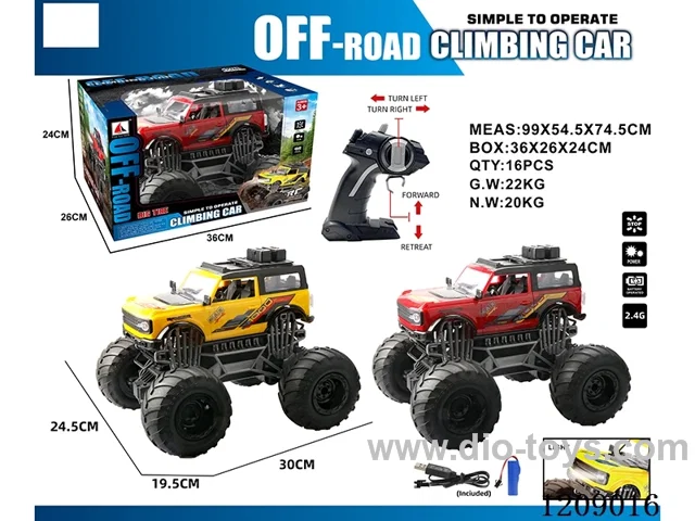 1：12 2.4G 4ch rc car included battery 10 colors