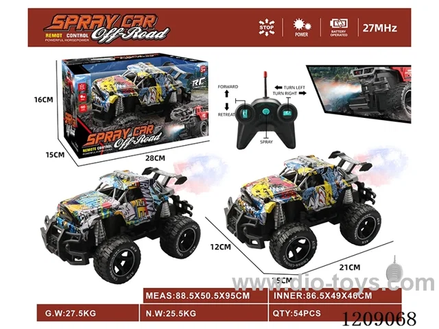 5ch rc car with spray