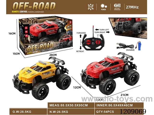 4ch rc car included 3.7V battery