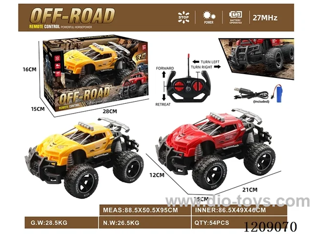 4ch rc car included 3.7V battery