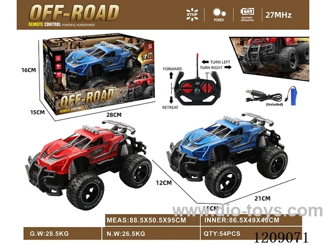 4ch rc car included 3.7V battery