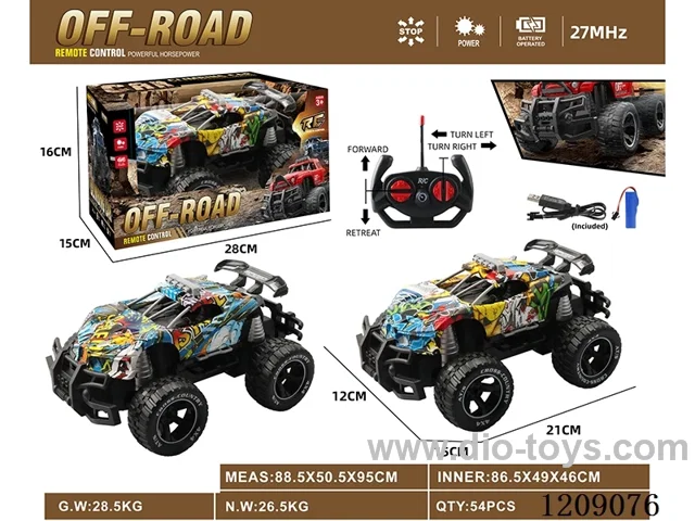 4ch rc car included 3.7V battery