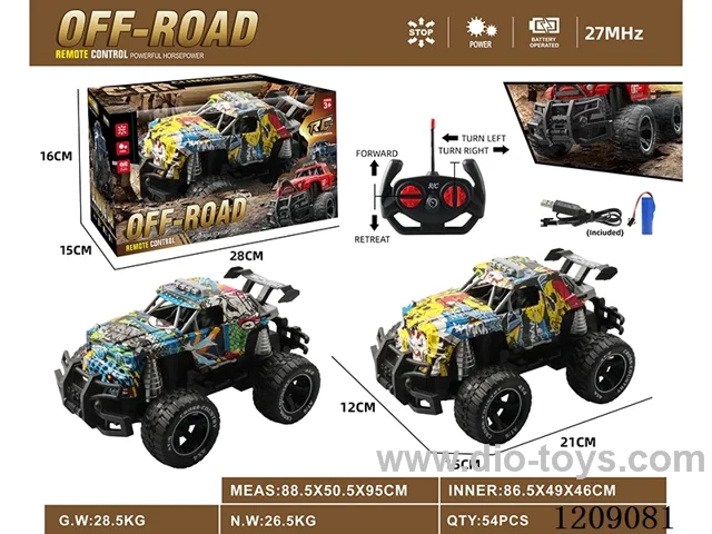 4ch rc car included 3.7V battery
