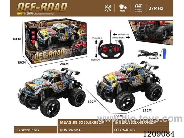 4ch rc car included 3.7V battery