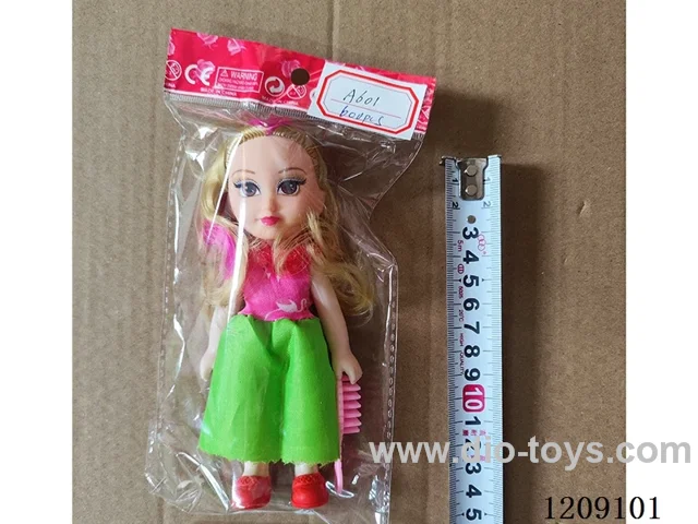6 inch doll set - Big Eyes Empty Lace dress + comb