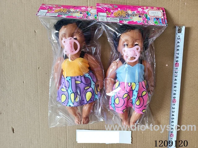 12 inch doll set - Live eye cauliflower Slip dress + pacifier