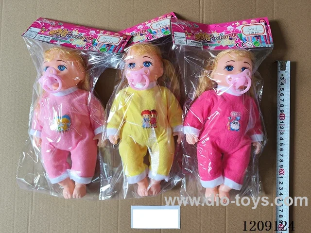 12 inch doll set - Fleece pants + pacifier