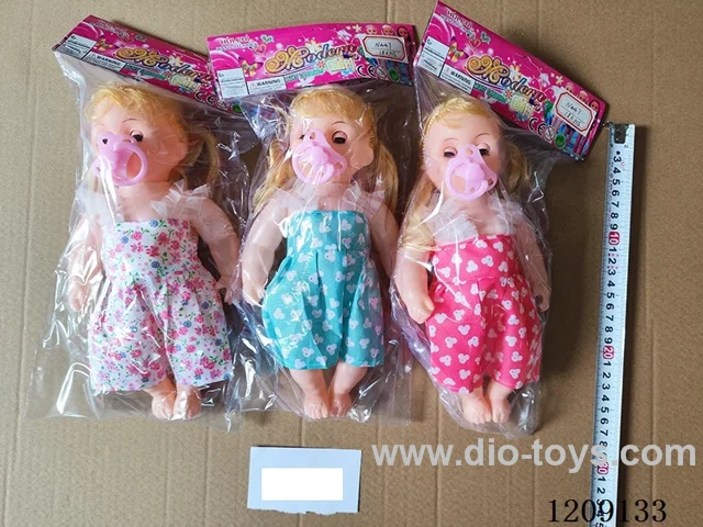 12 inch doll set - Slip dress + pacifier
