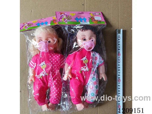 14 inch doll set - Left and right pants + pacifier