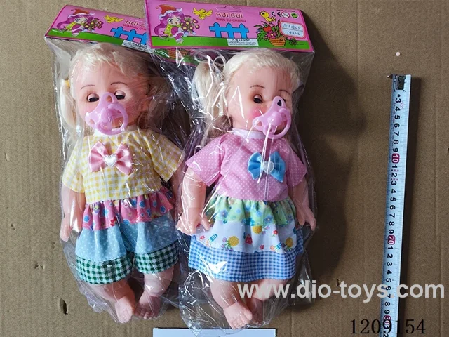14 inch doll set - Three layer skirt + pacifier