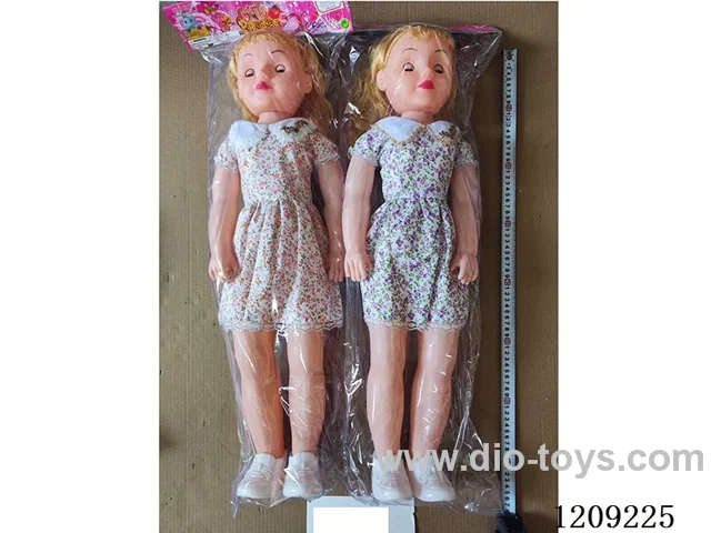 32 inch doll set - Floral dress + music + ear lights