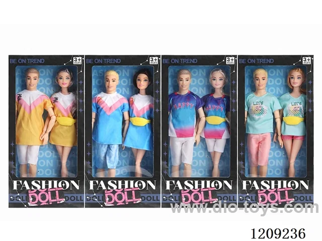 11.5inch doll in display box 4 pcs