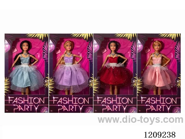 11.5inch doll in display box 4 pcs