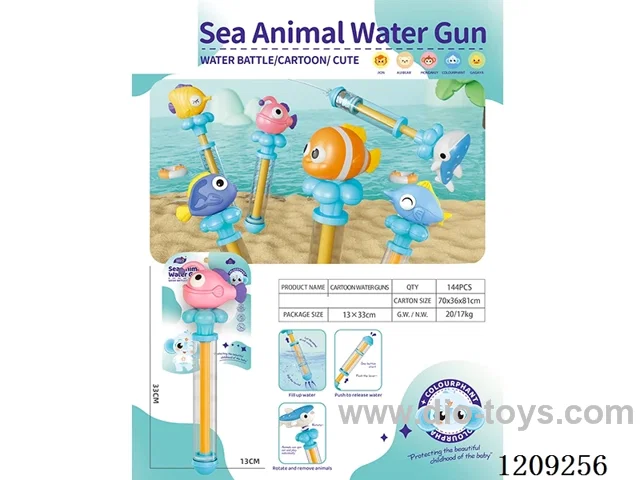 Six types of fish water cannons