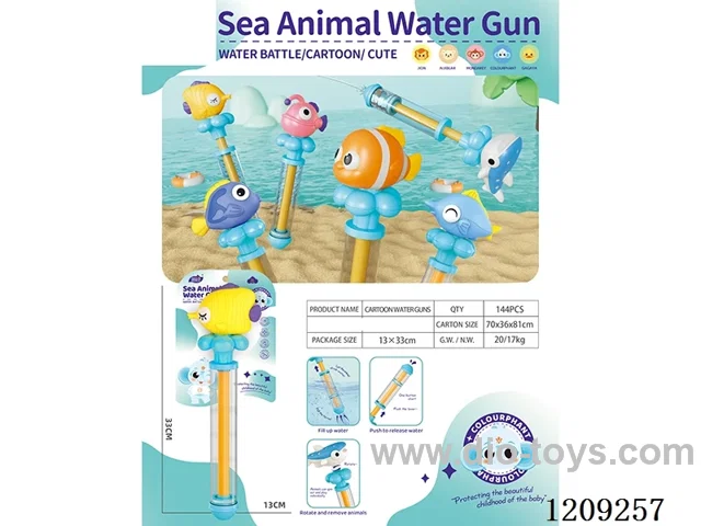 Six types of fish water cannons