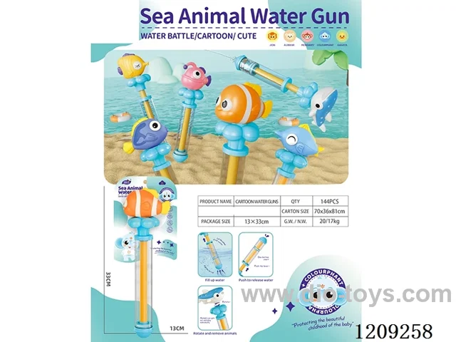 Six types of fish water cannons