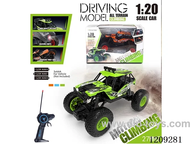 27MHZ 1:20 rc car not included battery