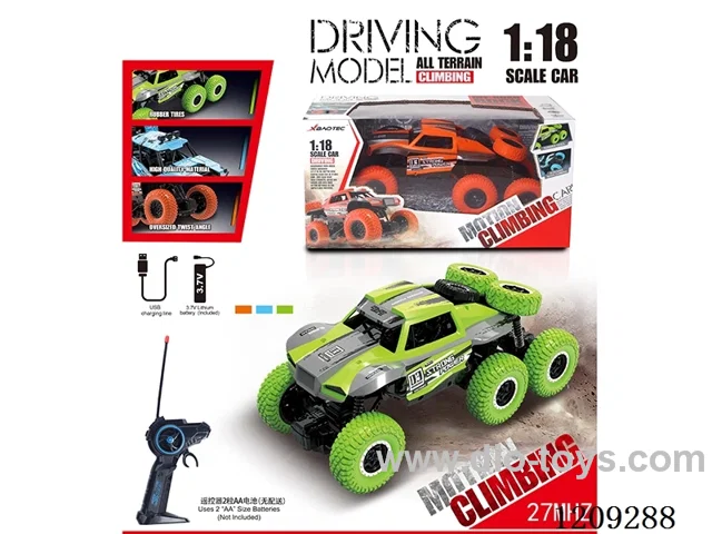 27MHZ 1:18 4ch 6-wheel rc car included battery