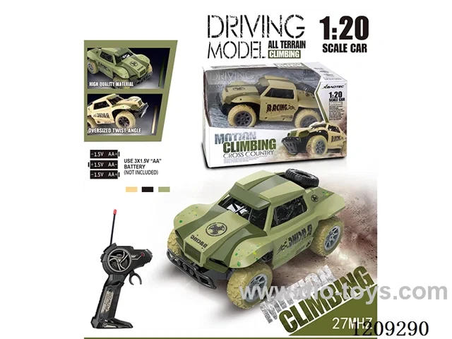 27MHZ 1:20 rc car not included battery