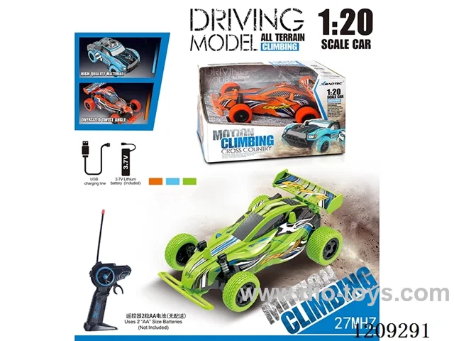 27MHZ 1:20 rc car included battery