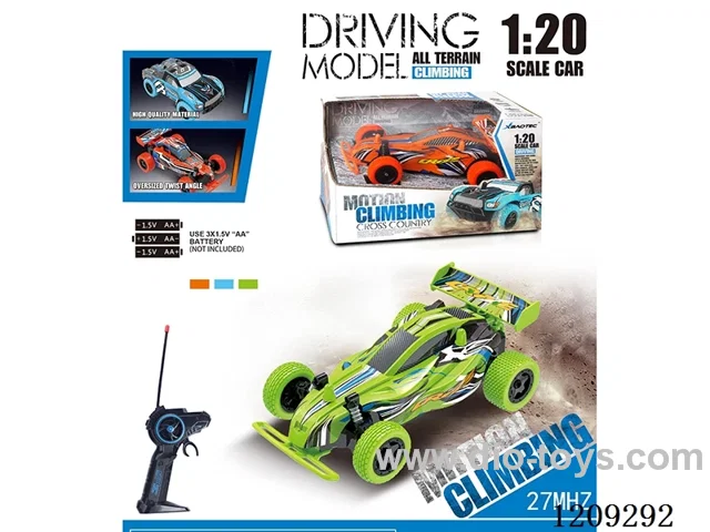 27MHZ 1:20 rc car not included battery