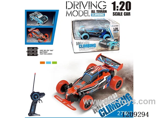 27MHZ 1:20 rc car not included battery