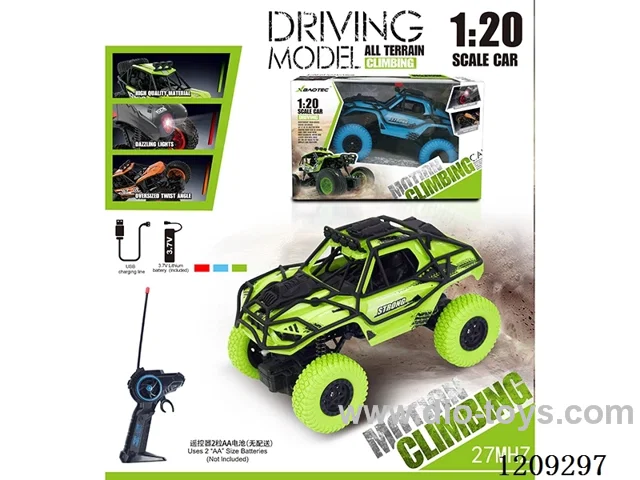 27MHZ 1:20 4ch rc car included battery