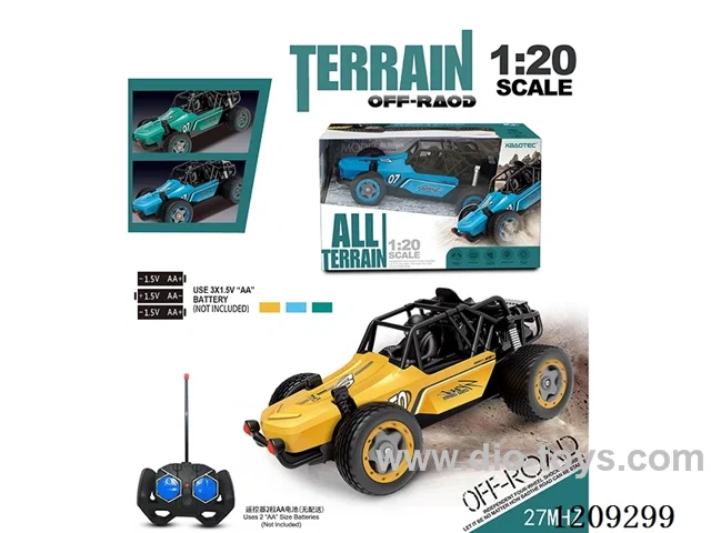 27MHZ 1:20 rc car not included battery