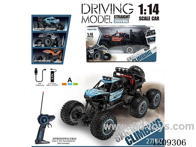 27MHZ 1:14 6-wheel rc car included battery