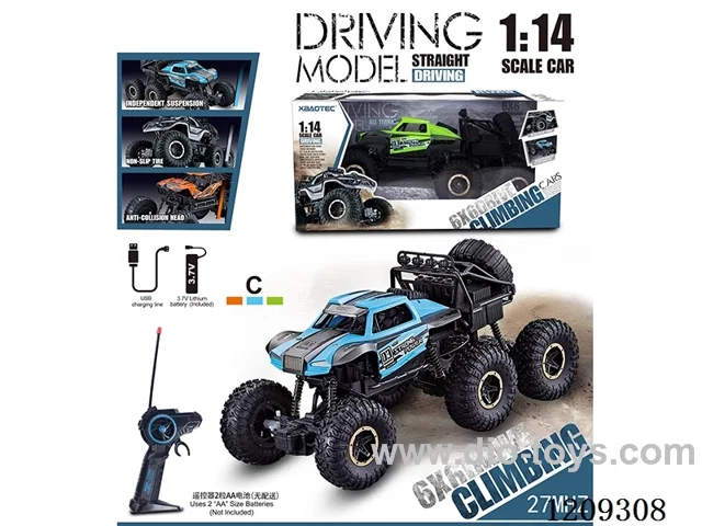 27MHZ 1:14 6-wheel rc car included battery