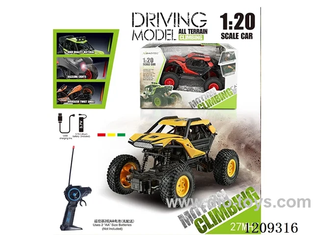 27MHZ 1:20 4ch rc car included battery